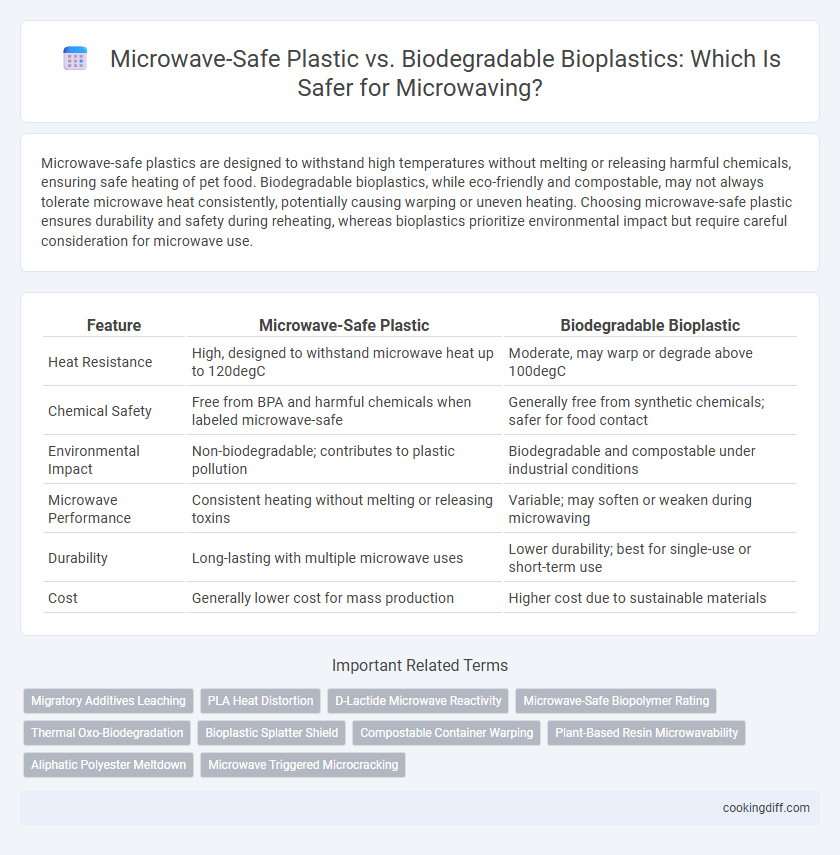 Microwave-Safe Plastic vs. Biodegradable Bioplastics: Which Is Safer for Microwaving?