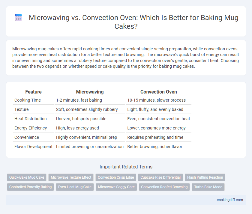 Microwaving vs. Convection Oven: Which Is Better for Baking Mug Cakes?