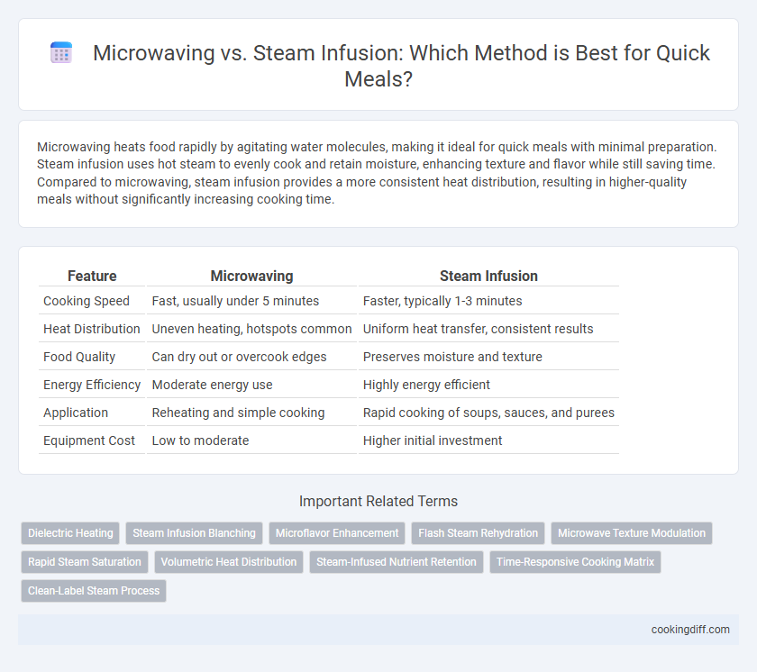 Microwaving vs. Steam Infusion: Which Method is Best for Quick Meals?
