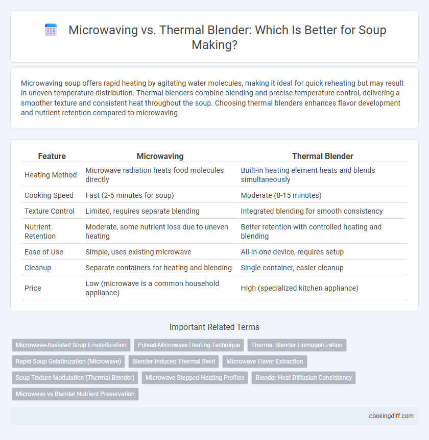 Microwaving vs. Thermal Blender: Which Is Better for Soup Making?