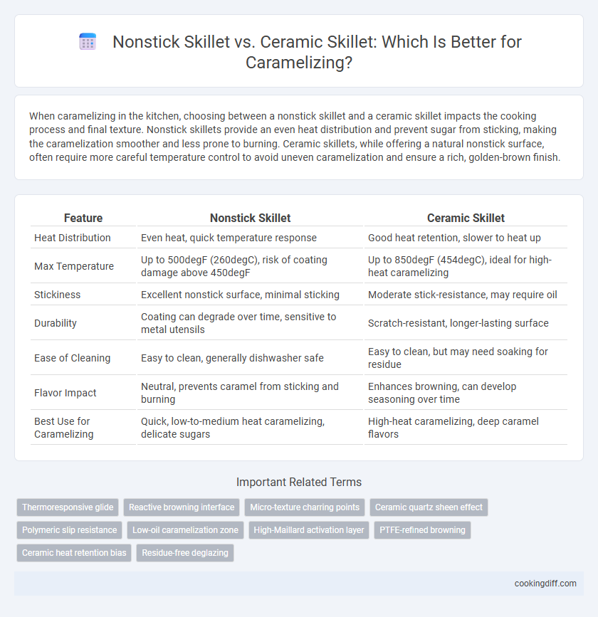 Nonstick Skillet vs. Ceramic Skillet: Which Is Better for Caramelizing?