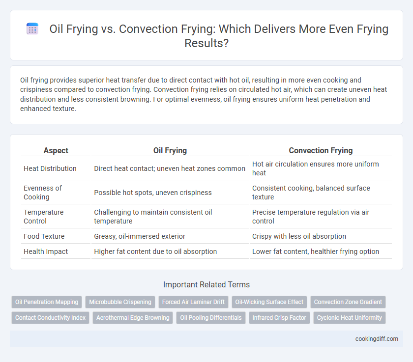 Oil Frying vs. Convection Frying: Which Delivers More Even Frying Results?