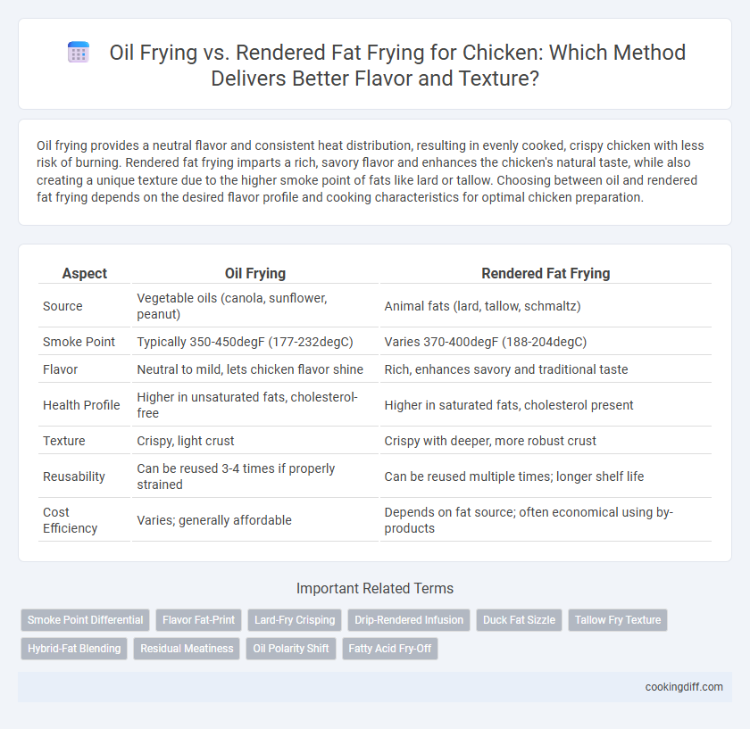 Oil Frying vs. Rendered Fat Frying for Chicken: Which Method Delivers Better Flavor and Texture?