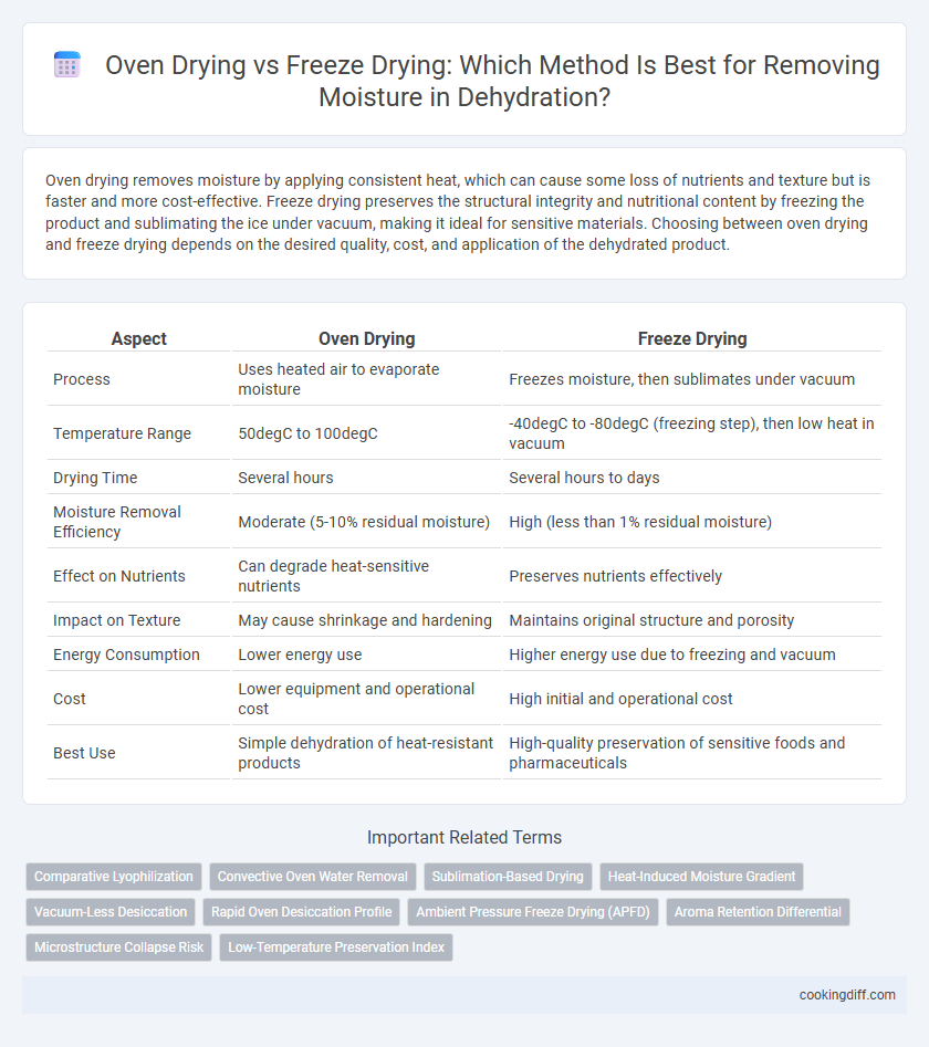 Oven Drying vs Freeze Drying: Which Method Is Best for Removing Moisture in Dehydration?