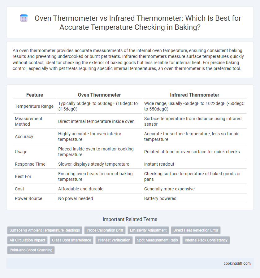 Oven Thermometer vs Infrared Thermometer: Which Is Best for Accurate Temperature Checking in Baking?