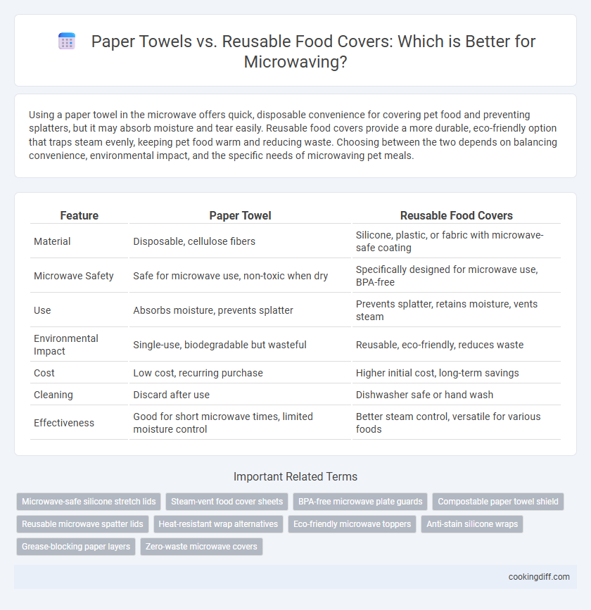 Paper Towels vs. Reusable Food Covers: Which is Better for Microwaving?