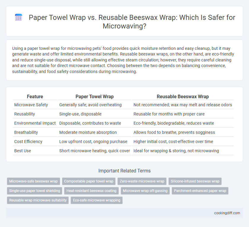 Paper Towel Wrap vs. Reusable Beeswax Wrap: Which Is Safer for Microwaving?