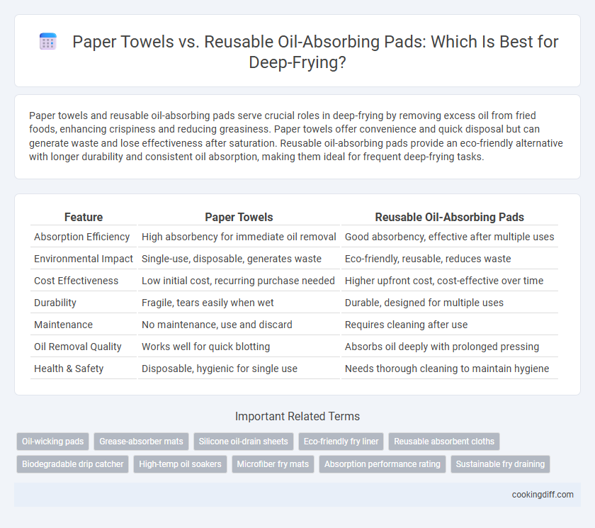 Paper Towels vs. Reusable Oil-Absorbing Pads: Which Is Best for Deep-Frying?