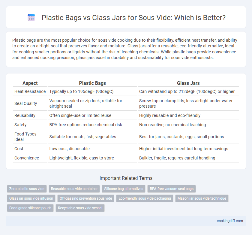 Plastic Bags vs Glass Jars for Sous Vide: Which is Better?