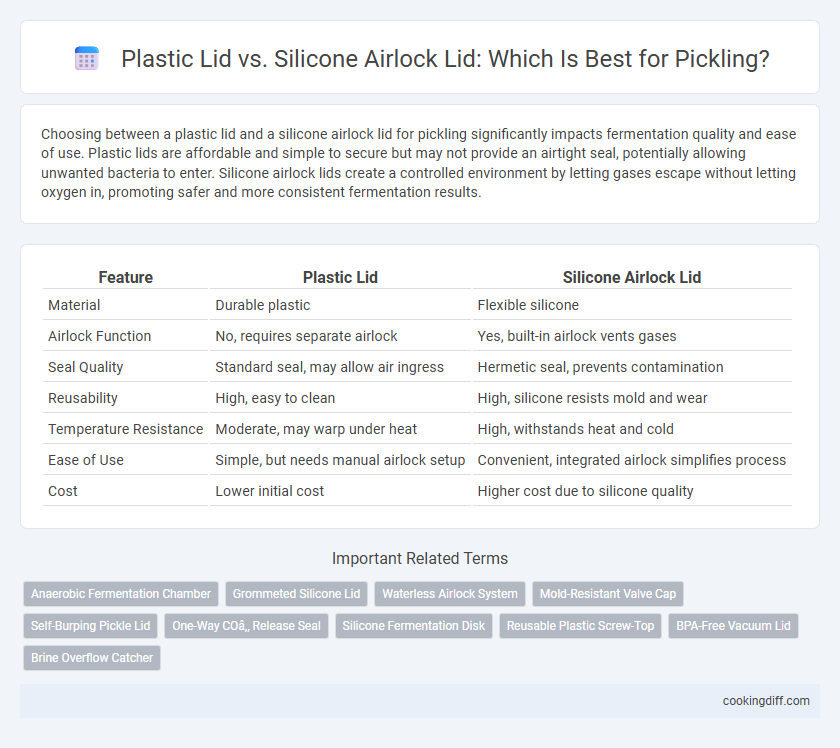 Plastic Lid vs. Silicone Airlock Lid: Which Is Best for Pickling?