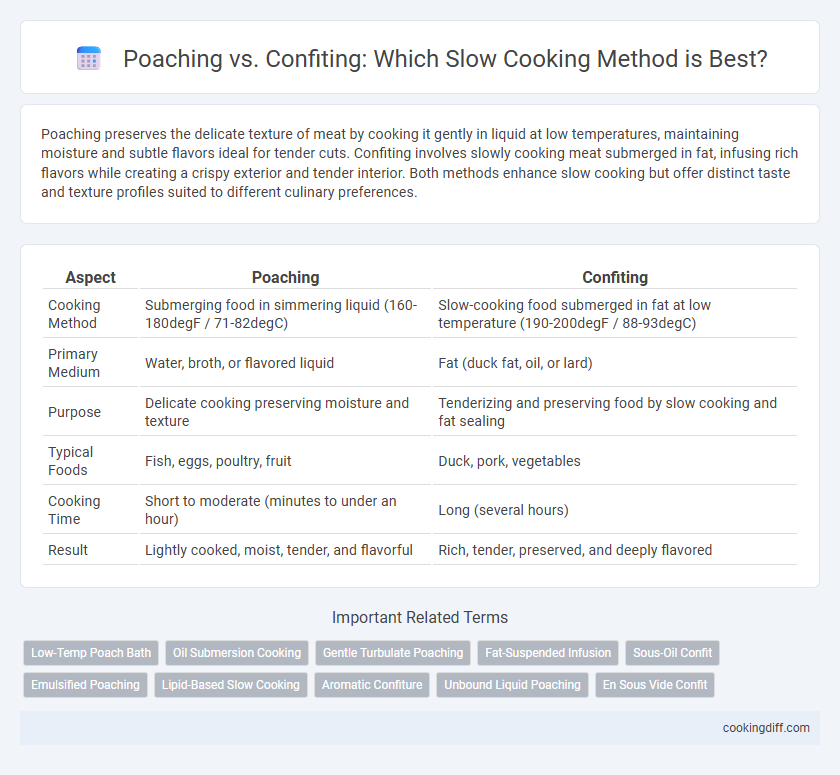 Poaching vs. Confiting: Which Slow Cooking Method is Best?