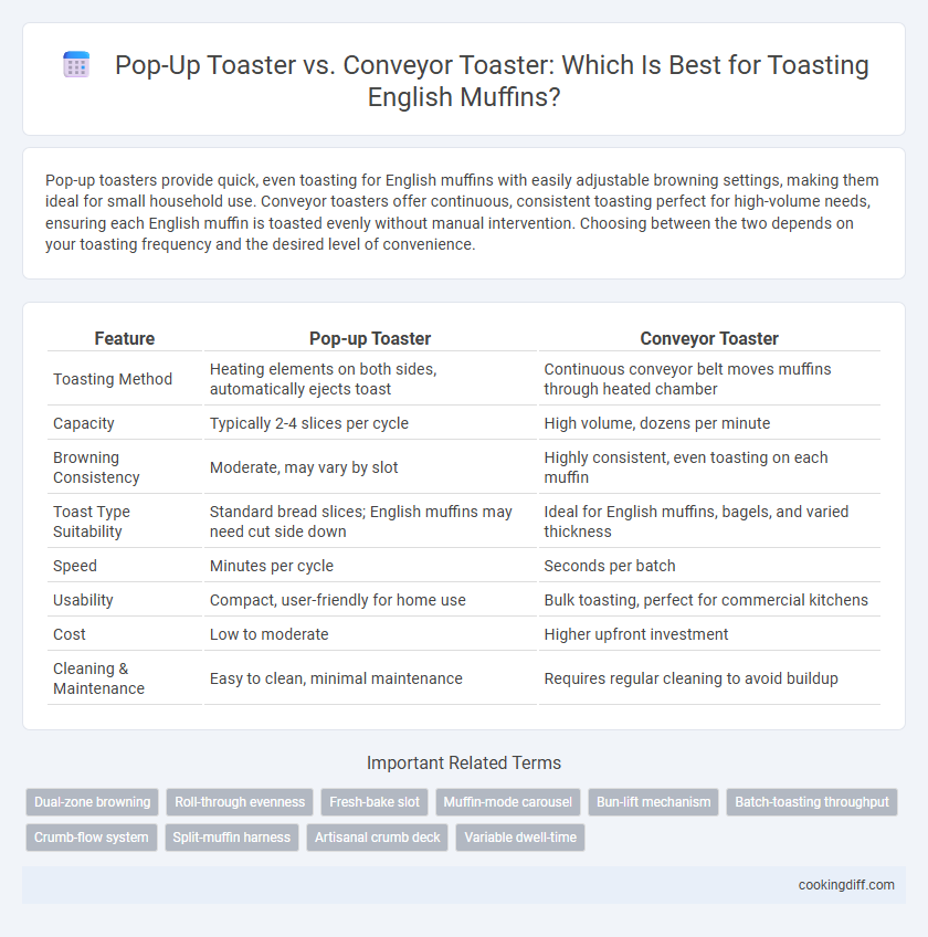 Pop-Up Toaster vs. Conveyor Toaster: Which Is Best for Toasting English Muffins?