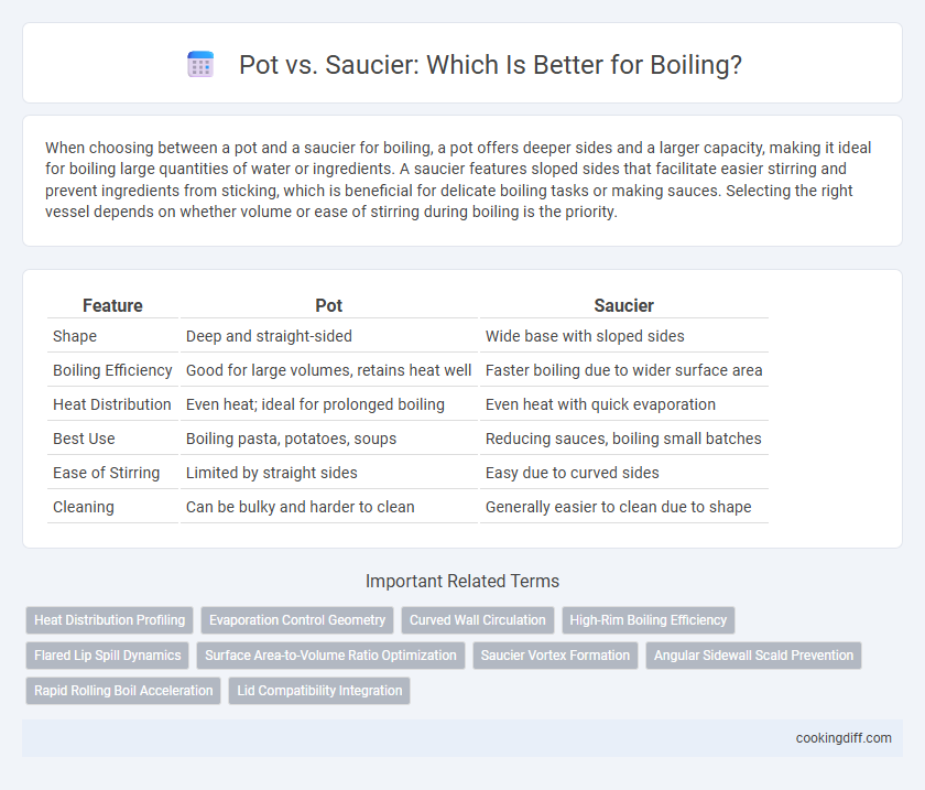 Pot vs. Saucier: Which Is Better for Boiling?