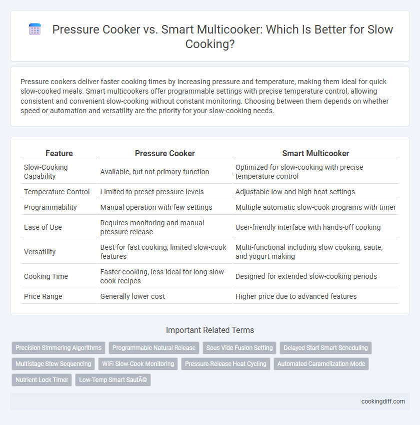 Pressure Cooker vs. Smart Multicooker: Which Is Better for Slow Cooking?