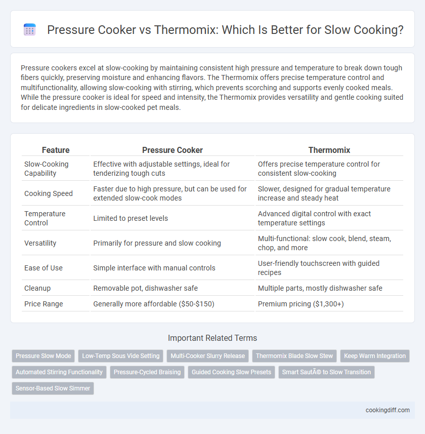 Pressure Cooker vs Thermomix: Which Is Better for Slow Cooking?