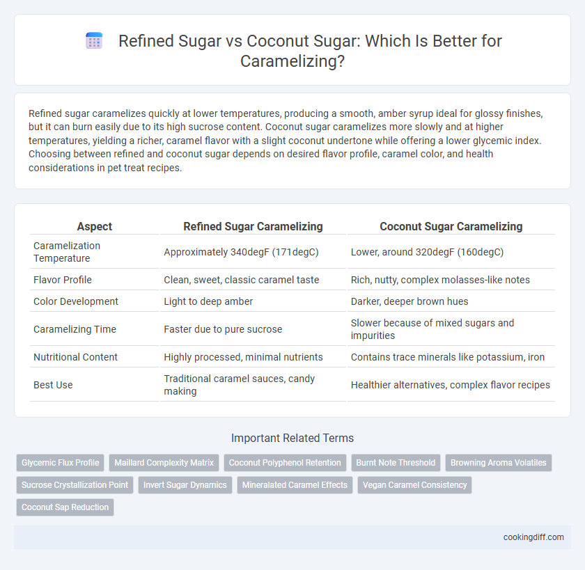 Refined Sugar vs Coconut Sugar: Which Is Better for Caramelizing?