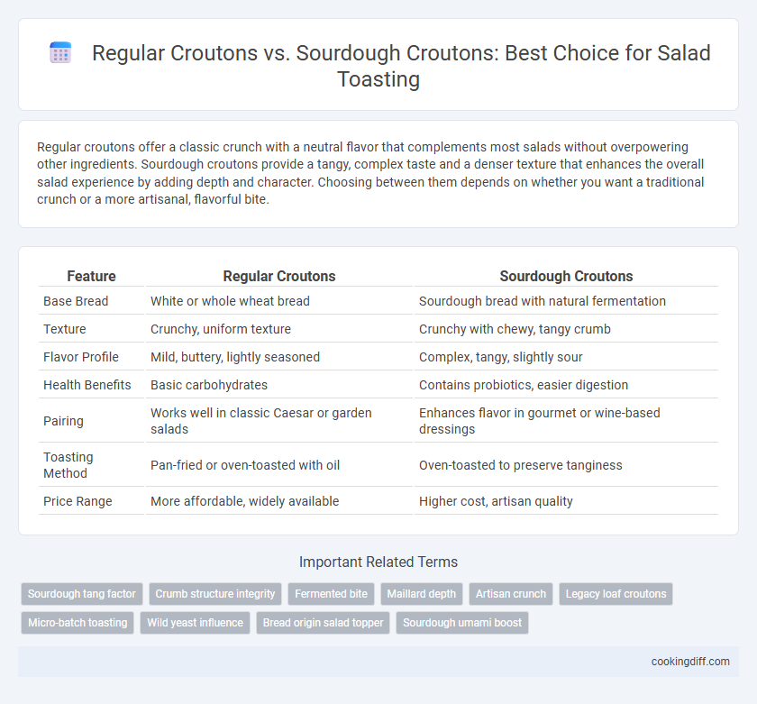 Regular Croutons vs. Sourdough Croutons: Best Choice for Salad Toasting