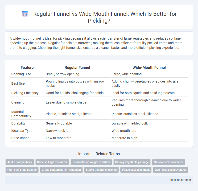 Regular Funnel vs Wide-Mouth Funnel: Which Is Better for Pickling?