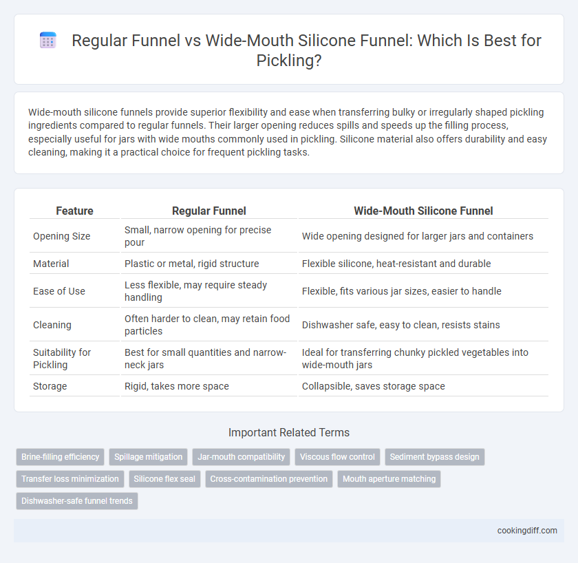 Regular Funnel vs Wide-Mouth Silicone Funnel: Which Is Best for Pickling?