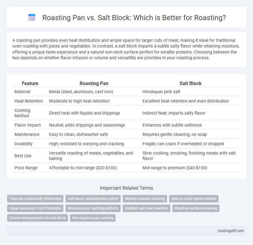 Roasting Pan vs. Salt Block: Which is Better for Roasting?
