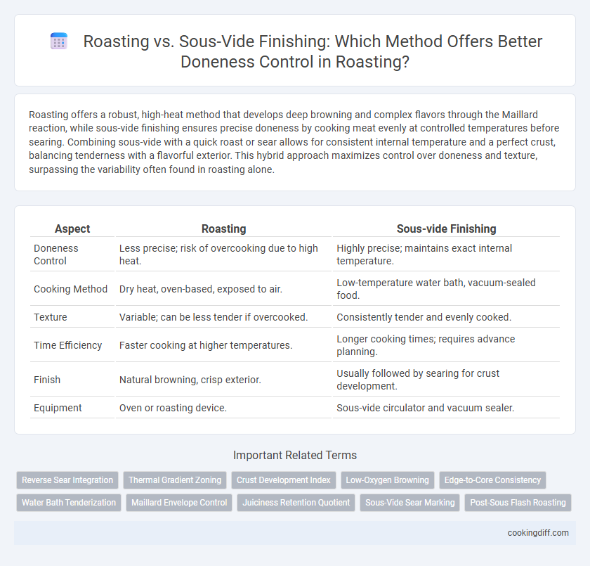 Roasting vs. Sous-Vide Finishing: Which Method Offers Better Doneness Control in Roasting?