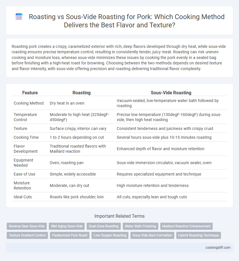 Roasting vs Sous-Vide Roasting for Pork: Which Cooking Method Delivers the Best Flavor and Texture?
