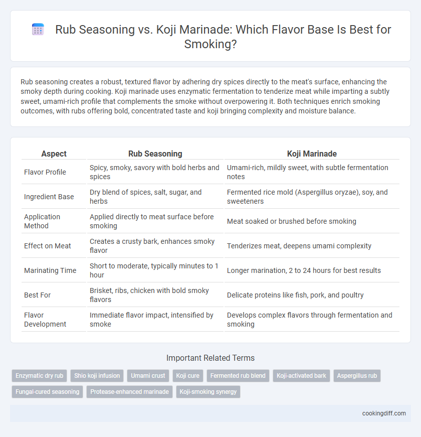 Rub Seasoning vs. Koji Marinade: Which Flavor Base Is Best for Smoking?