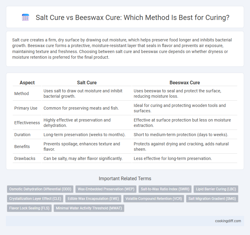 Salt Cure vs Beeswax Cure: Which Method Is Best for Curing?