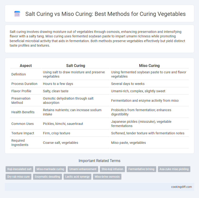 Salt Curing vs Miso Curing: Best Methods for Curing Vegetables
