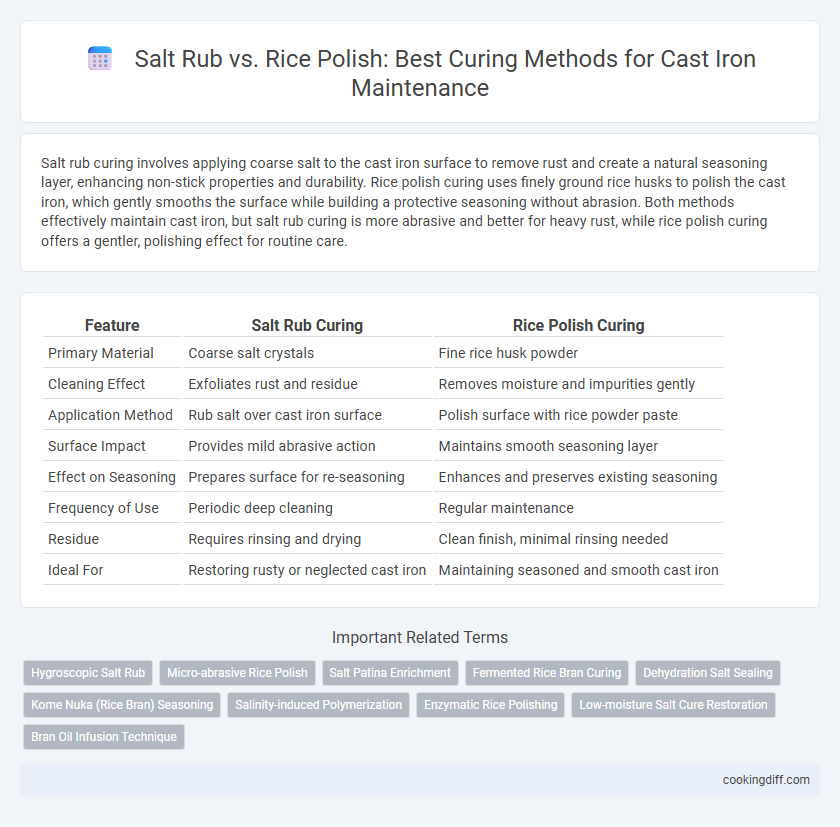 Salt Rub vs. Rice Polish: Best Curing Methods for Cast Iron Maintenance