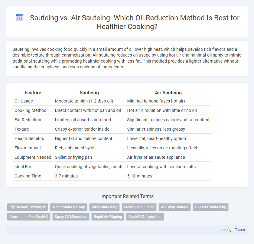 Sauteing vs. Air Sauteing: Which Oil Reduction Method Is Best for Healthier Cooking?