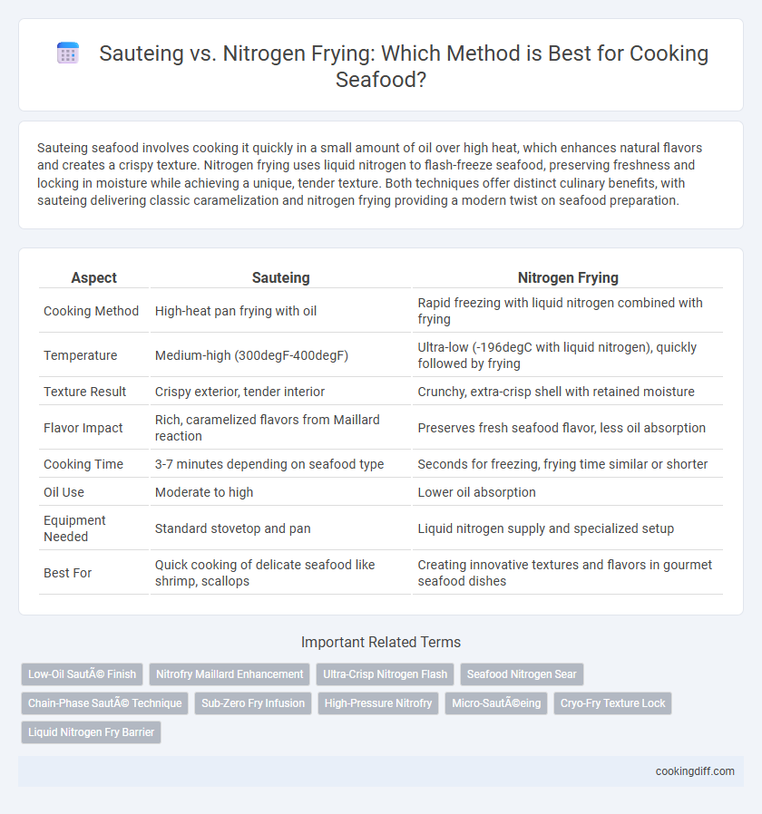 Sauteing vs. Nitrogen Frying: Which Method is Best for Cooking Seafood?