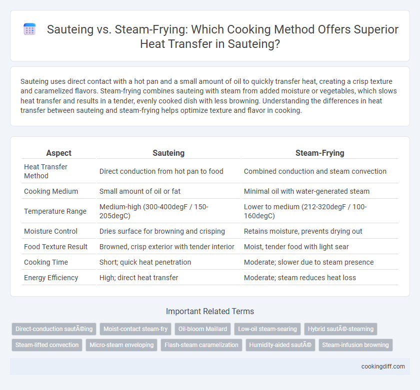 Sauteing vs. Steam-Frying: Which Cooking Method Offers Superior Heat Transfer in Sauteing?