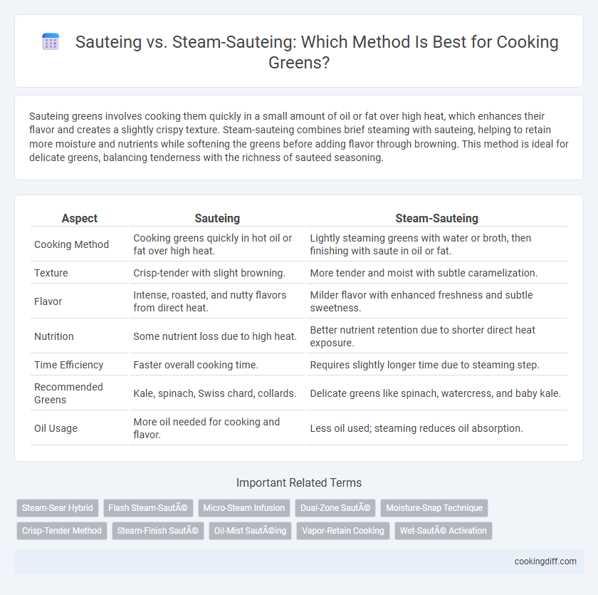 Sauteing vs. Steam-Sauteing: Which Method Is Best for Cooking Greens?