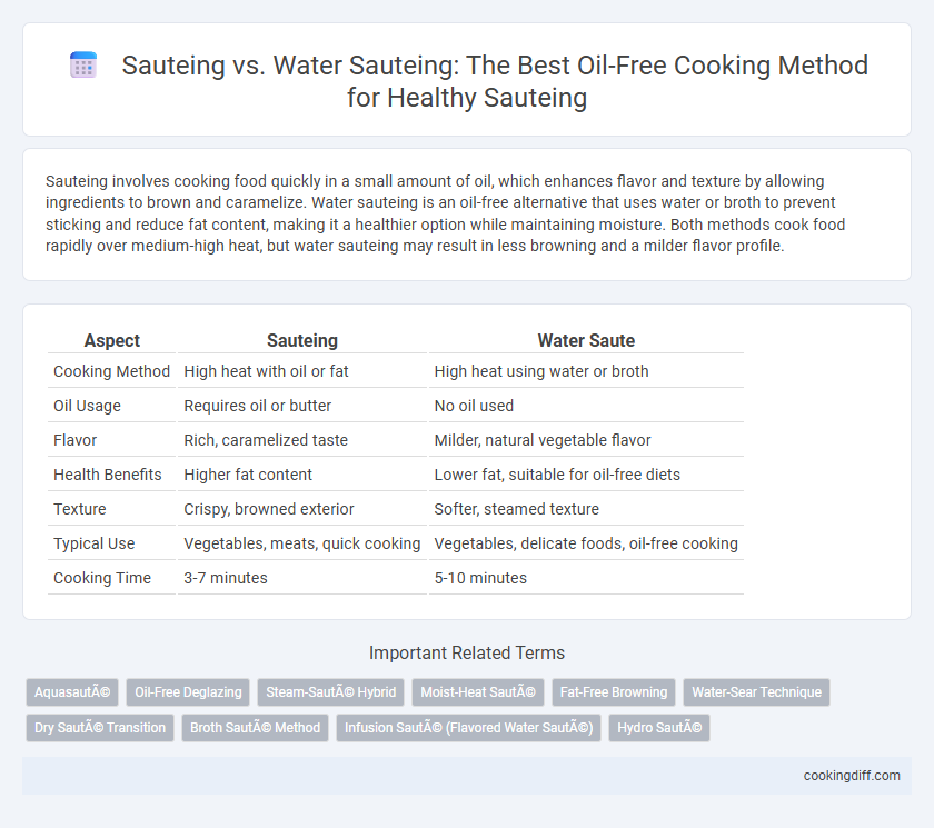 Sauteing vs. Water Sauteing: The Best Oil-Free Cooking Method for Healthy Sauteing