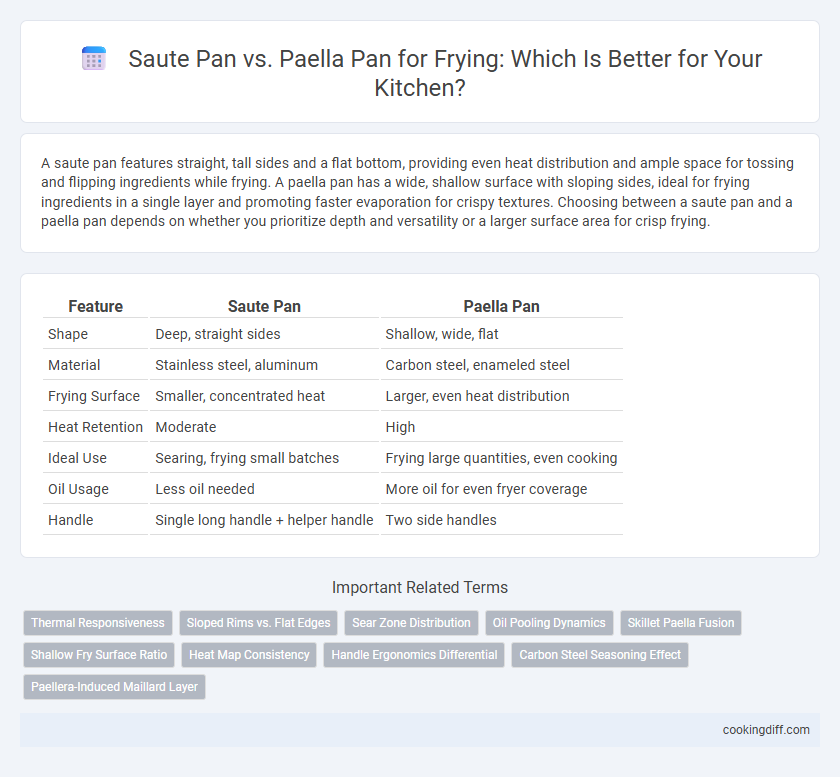 Saute Pan vs. Paella Pan for Frying: Which Is Better for Your Kitchen?