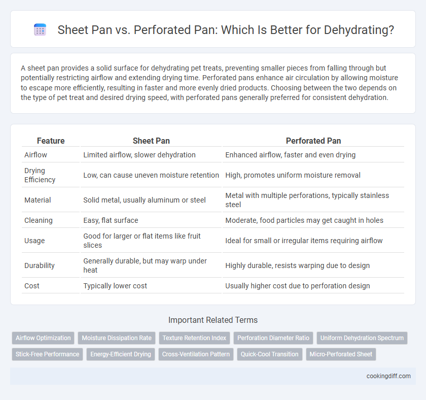 Sheet Pan vs. Perforated Pan: Which Is Better for Dehydrating?