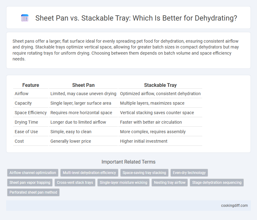 Sheet Pan vs. Stackable Tray: Which Is Better for Dehydrating?