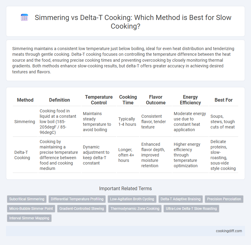 Simmering vs Delta-T Cooking: Which Method is Best for Slow Cooking?
