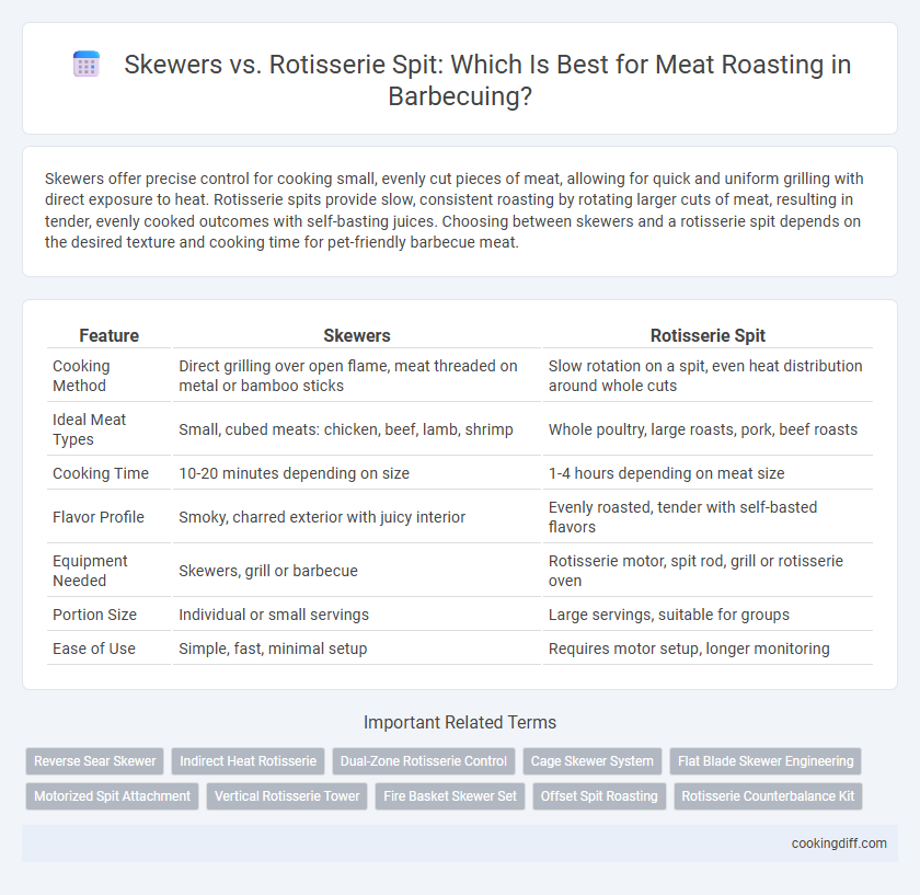 Skewers vs. Rotisserie Spit: Which Is Best for Meat Roasting in Barbecuing?