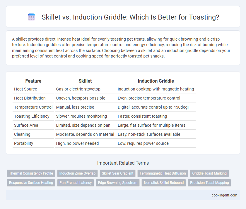 Skillet vs. Induction Griddle: Which Is Better for Toasting?