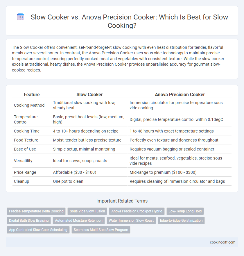 Slow Cooker vs. Anova Precision Cooker: Which Is Best for Slow Cooking?