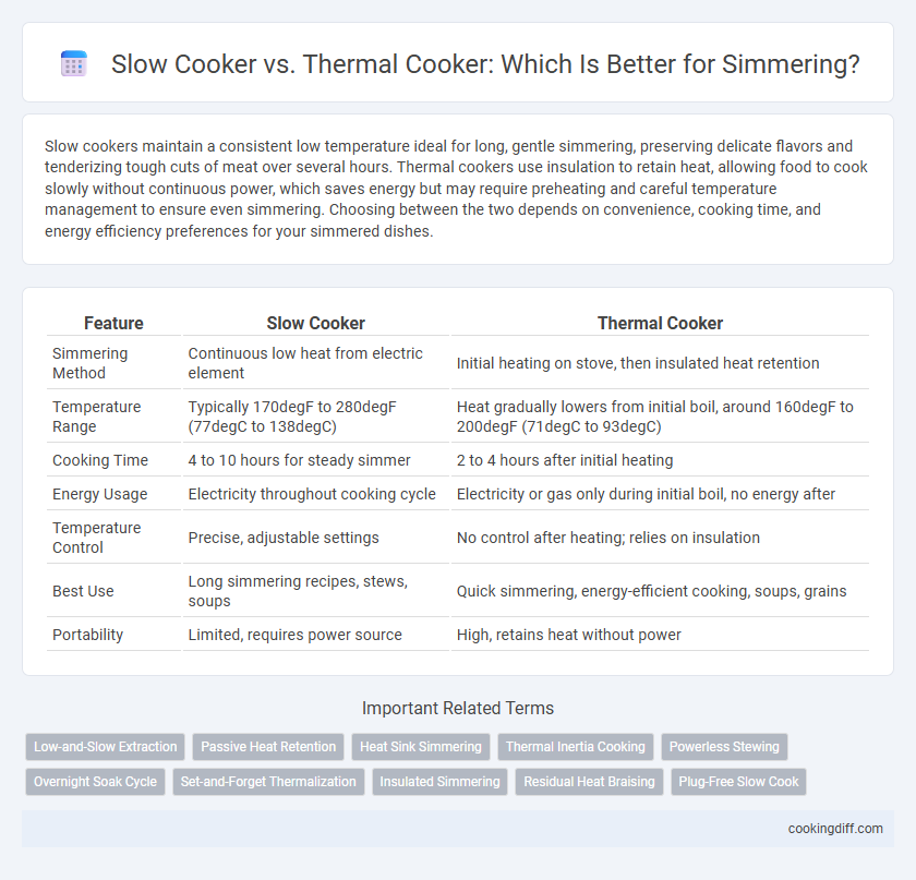 Slow Cooker vs. Thermal Cooker: Which Is Better for Simmering?
