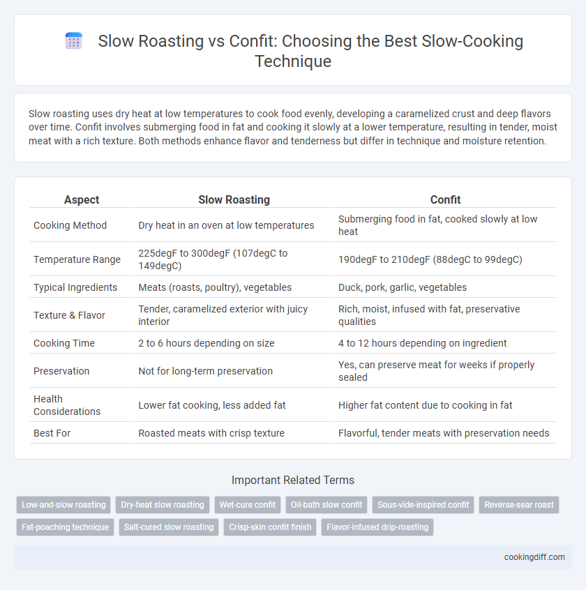 Slow Roasting vs Confit: Choosing the Best Slow-Cooking Technique