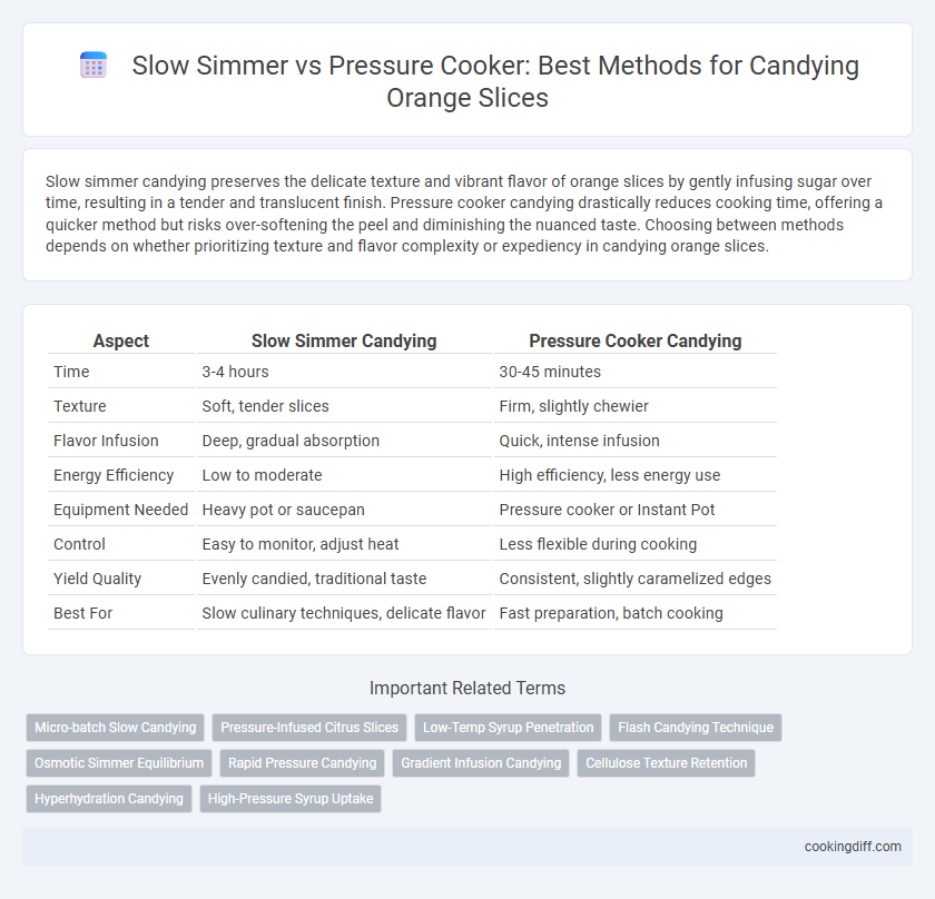 Slow Simmer vs Pressure Cooker: Best Methods for Candying Orange Slices