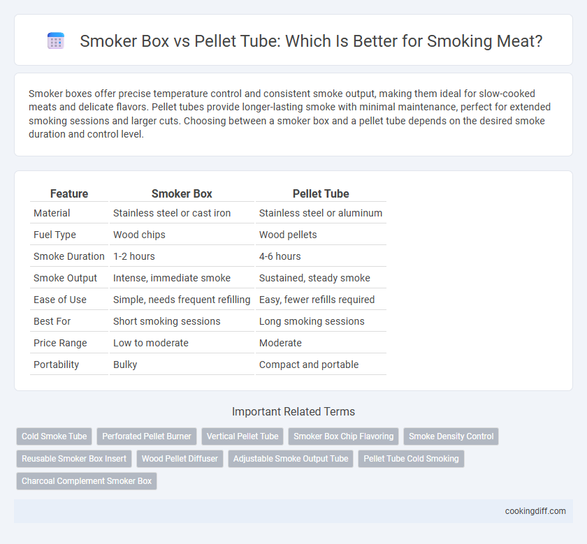 Smoker Box vs Pellet Tube: Which Is Better for Smoking Meat?