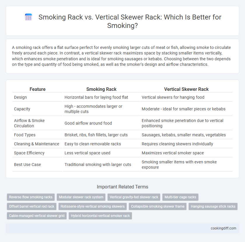 Smoking Rack vs. Vertical Skewer Rack: Which Is Better for Smoking?