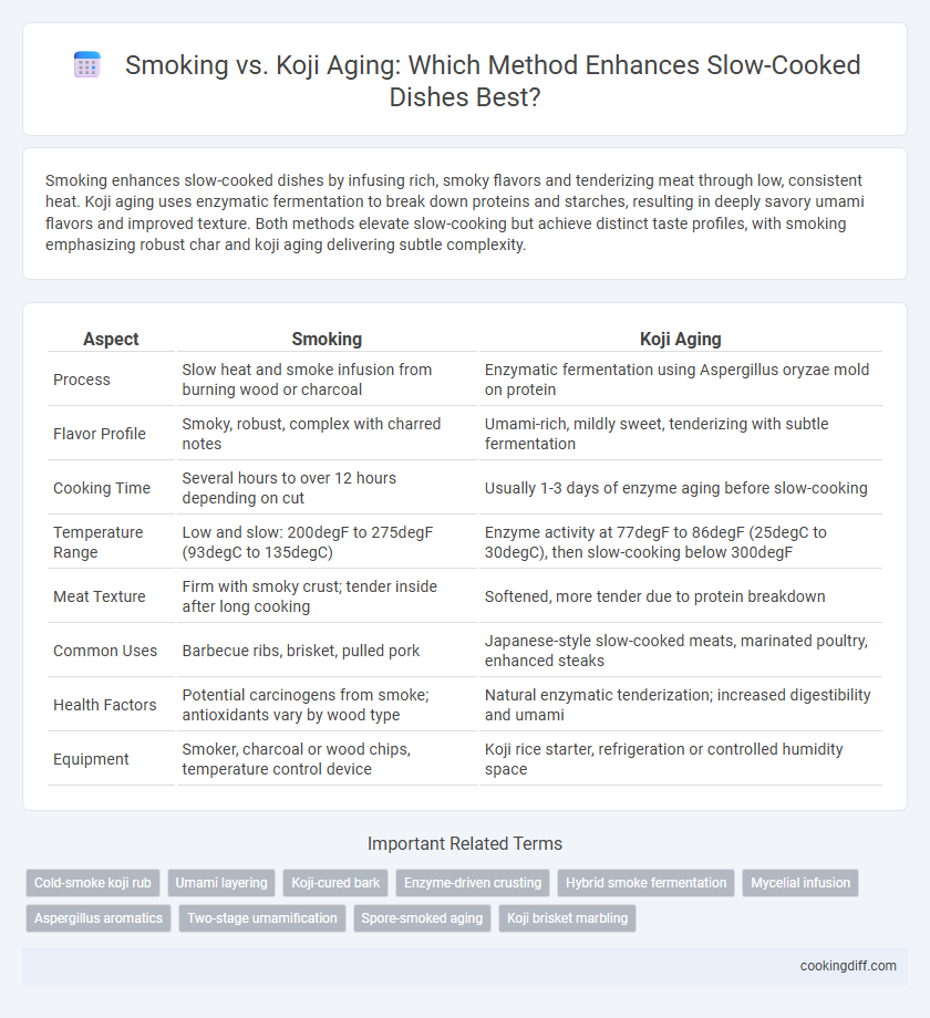 Smoking vs. Koji Aging: Which Method Enhances Slow-Cooked Dishes Best?
