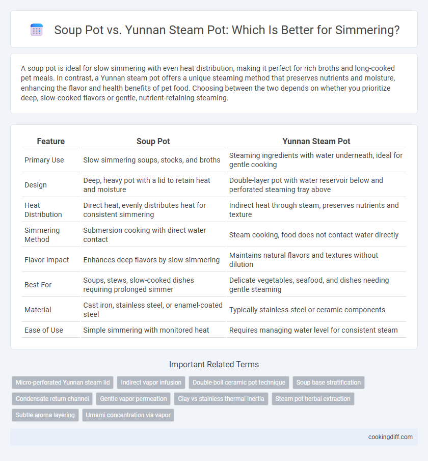 Soup Pot vs. Yunnan Steam Pot: Which Is Better for Simmering?