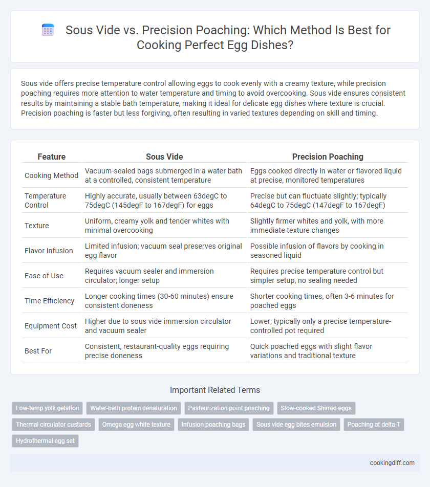 Sous Vide vs. Precision Poaching: Which Method Is Best for Cooking Perfect Egg Dishes?